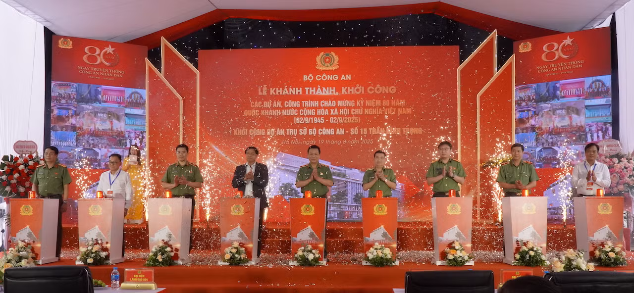 Bộ Công an khởi công công trình Trụ sở Bộ Công an tại số 15 Trần Bình Trọng -0