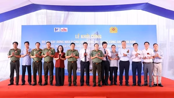 Bộ Công an tiếp tục khởi công dự án xây dựng nhà ở cho CBCS tại Hà Nội