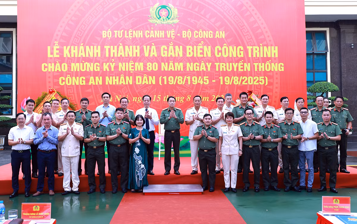 Bộ Tư lệnh Cảnh vệ khánh thành Trung tâm chỉ huy tác chiến khu vực trung tâm chính trị Ba Đình -0