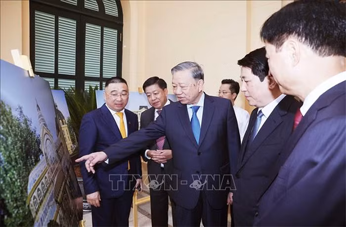Tổng Bí thư và Chủ tịch nước dự lễ bàn giao Trụ sở làm việc Cơ quan Chủ tịch nước -0