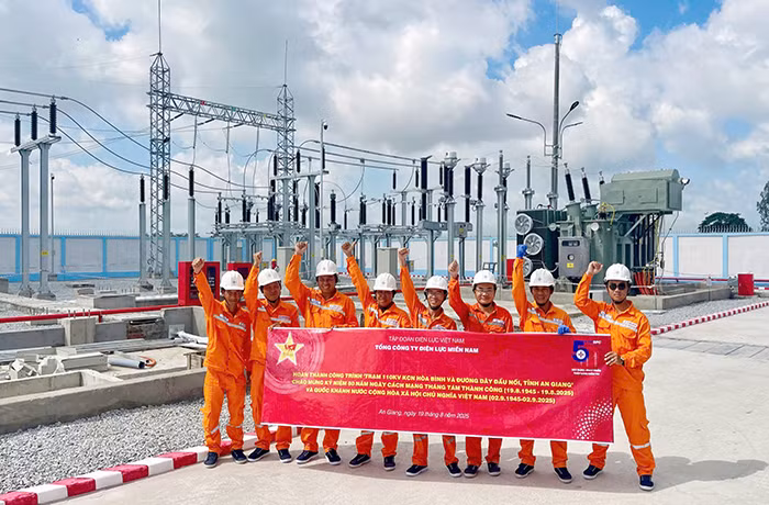 Tổng công ty Điện lực miền Nam hoàn thành 2 công trình trọng điểm chào mừng 80 năm Quốc khánh 2/9 -0