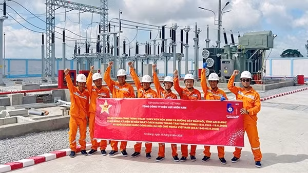 Tổng công ty Điện lực miền Nam hoàn thành 2 công trình trọng điểm chào mừng 80 năm Quốc khánh 2/9