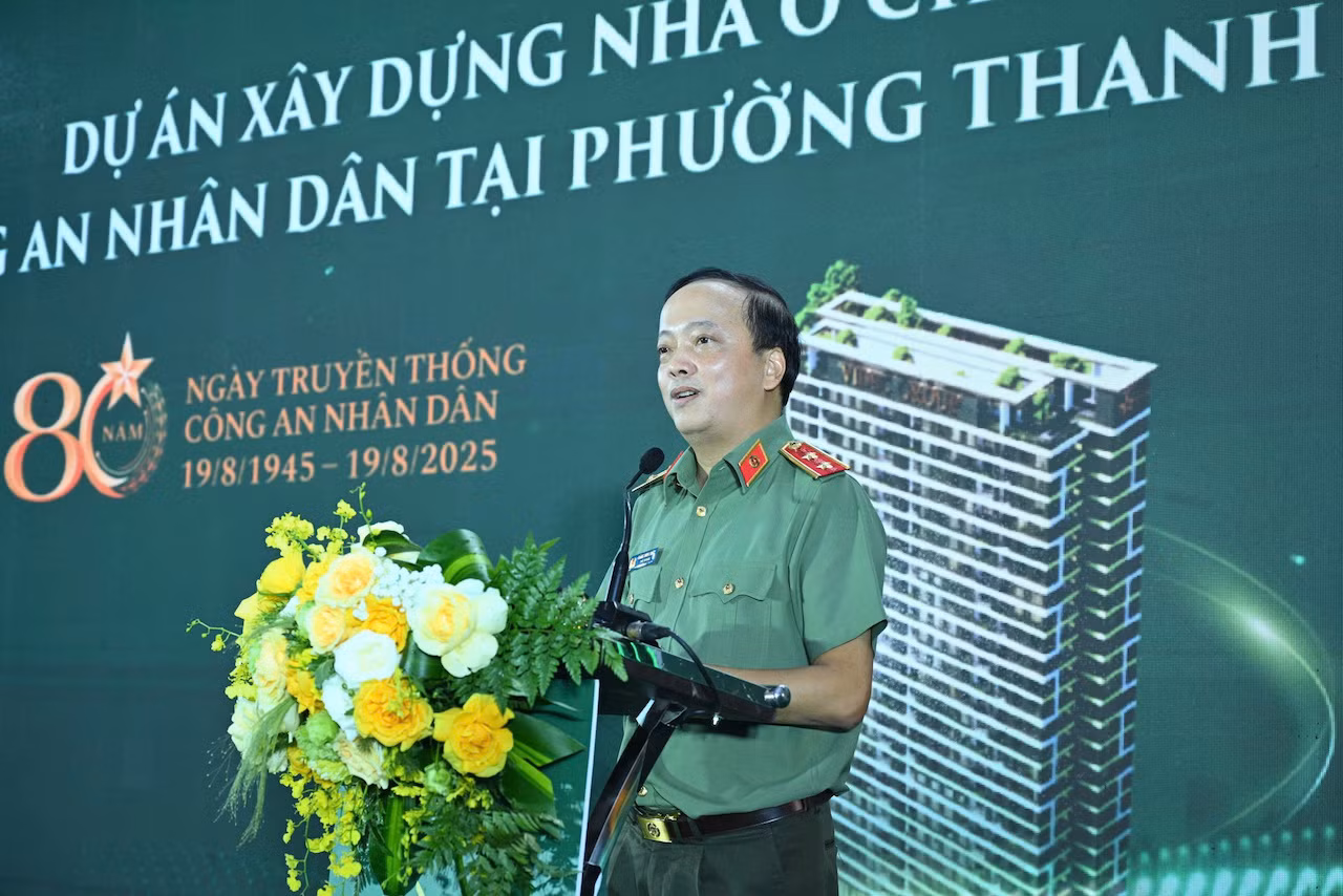 Bộ Công an khởi công dự án xây dựng nhà ở cho cán bộ, chiến sĩ -0