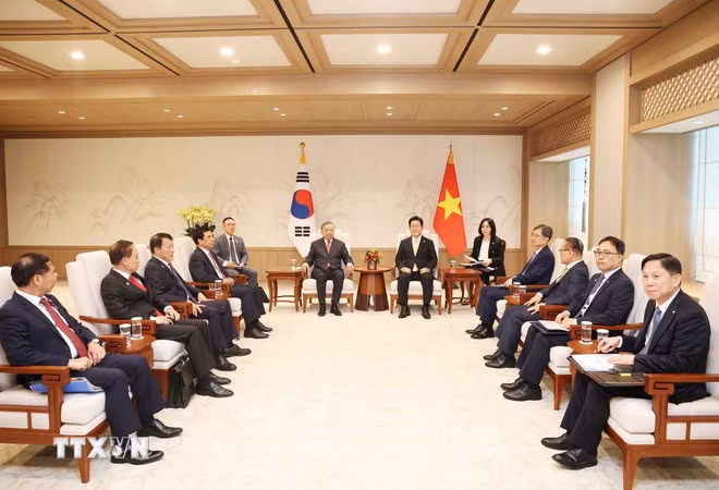 Tổng Bí thư Tô Lâm hội đàm với Tổng thống Hàn Quốc Lee Jae Myung -0