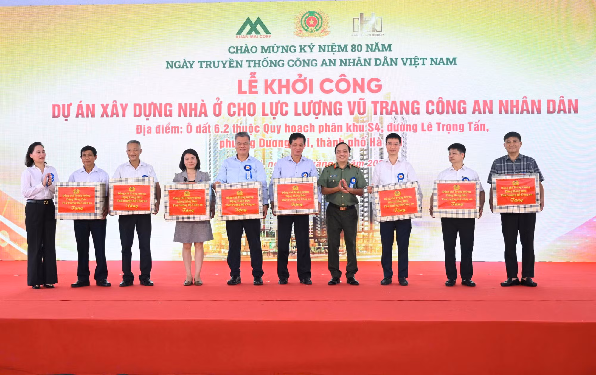Khởi công Dự án xây dựng nhà ở cho lực lượng vũ trang CAND tại phường Dương Nội -0