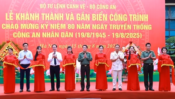Khánh thành Trung tâm chỉ huy tác chiến khu vực chính trị Ba Đình