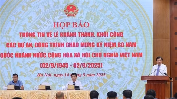 Đồng thời khởi công, khánh thành 250 công trình, dự án trọng điểm vào sáng 19/8
