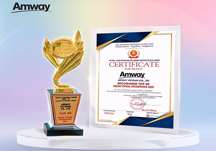 Amway Việt Nam khẳng định uy tín và vị thế dẫn đầu trong Top 5 Doanh nghiệp tiêu biểu ASEAN -0