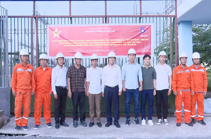 Tổng công ty Điện lực miền Nam hoàn thành 2 công trình trọng điểm chào mừng 80 năm Quốc khánh 2/9 -0