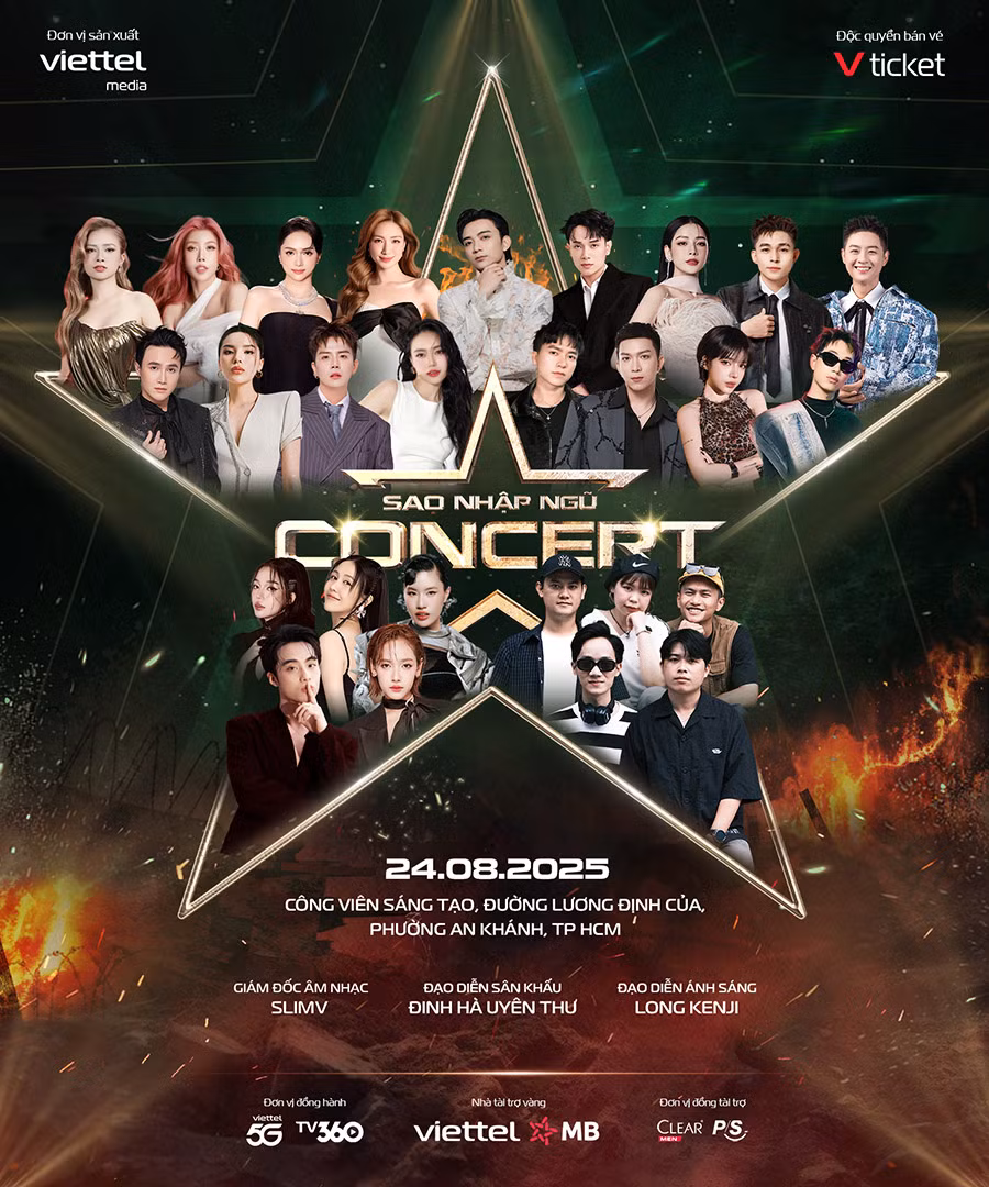 Concert Sao Nhập Ngũ: Ekip hang đầu Việt Nam hội tụ, hứa hẹn một đêm bùng nổ -0