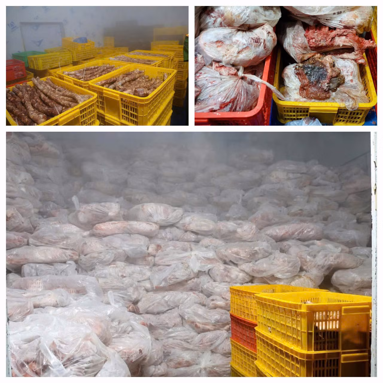 Thịt trâu nước ngoài dán mác thịt gác bếp 