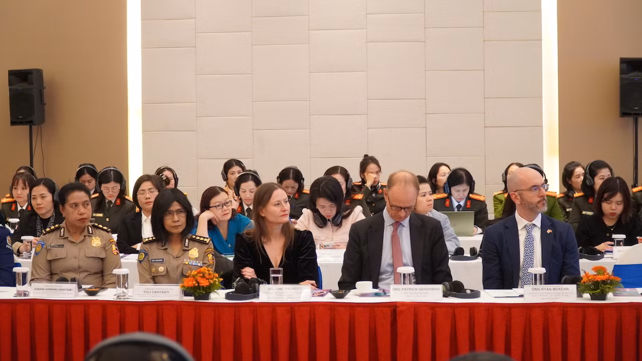 Hội thảo quốc tế nâng cao năng lực và tăng cường sự tham gia của phụ nữ trong lĩnh vực thực thi pháp luật -0