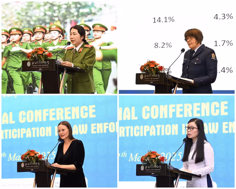 Hội thảo quốc tế nâng cao năng lực và tăng cường sự tham gia của phụ nữ trong lĩnh vực thực thi pháp luật -0