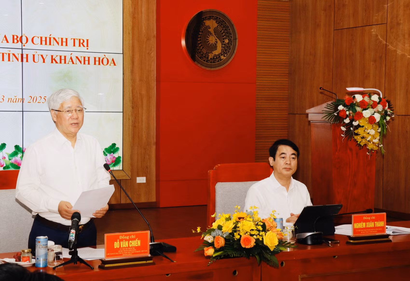Công bố Quyết định kiểm tra của Bộ Chính trị Ban Bí thư đối với Ban Thường vụ Tỉnh ủy Khánh Hòa -0