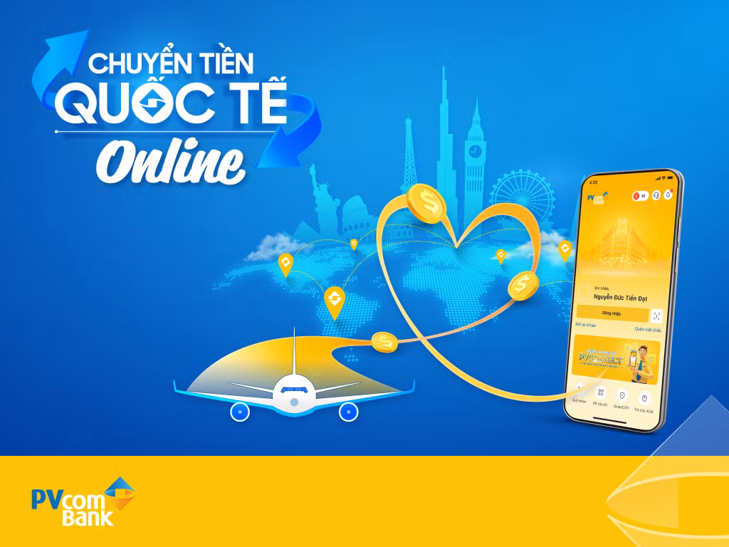 PVcomBank ưu đãi chuyển tiền quốc tế trực tuyến cho doanh nghiệp và khách hàng cá nhân -0