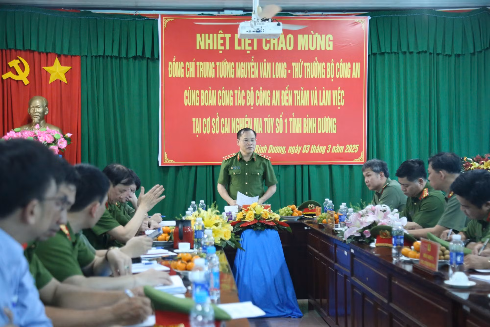 Thứ trưởng Nguyễn Văn Long kiểm tra công tác Công an tại Bình Dương và Bình Phước -0
