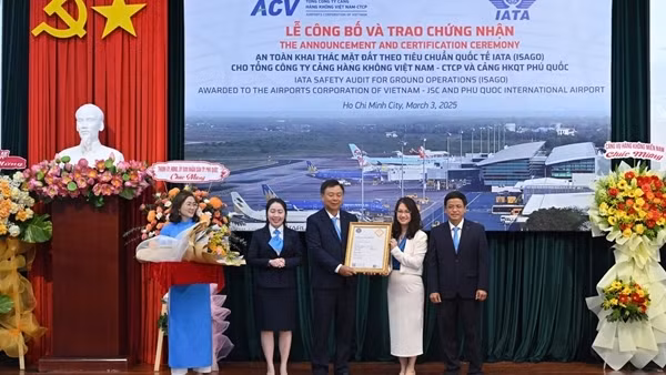 Ngành hàng không Việt Nam lại nhận thêm chứng nhận an toàn quốc tế