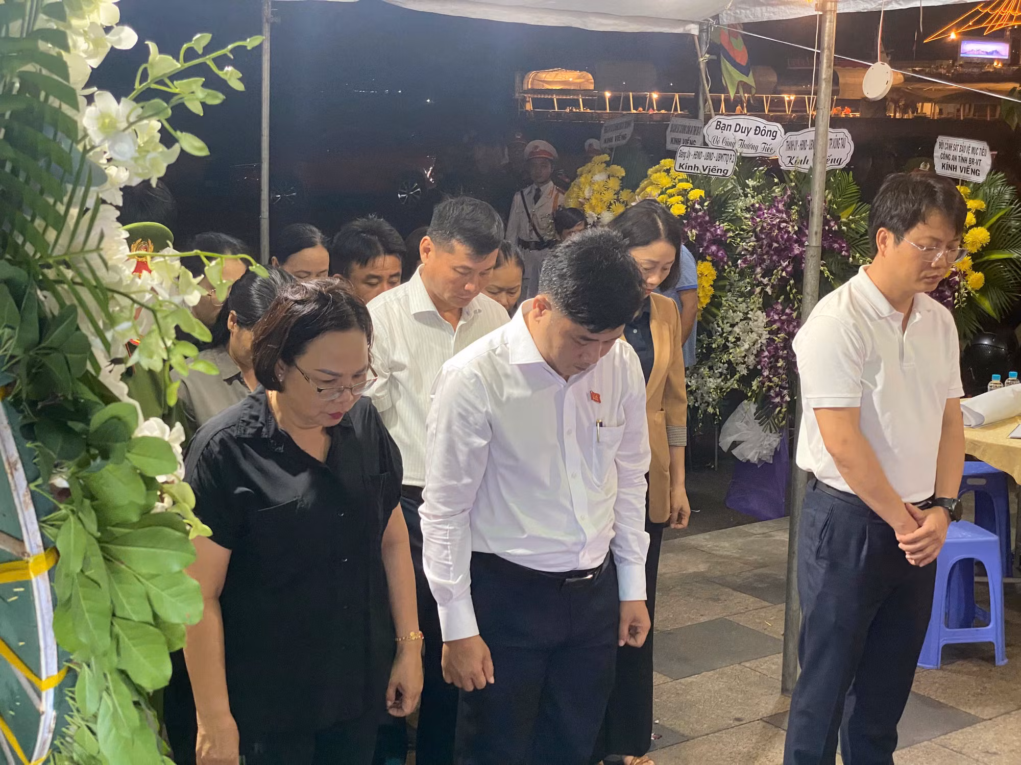 Lãnh đạo tỉnh Bà Rịa-Vũng Tàu đến thăm hỏi, gửi lời chia buồn gia đình chiến sĩ Cảnh sát hy sinh -0