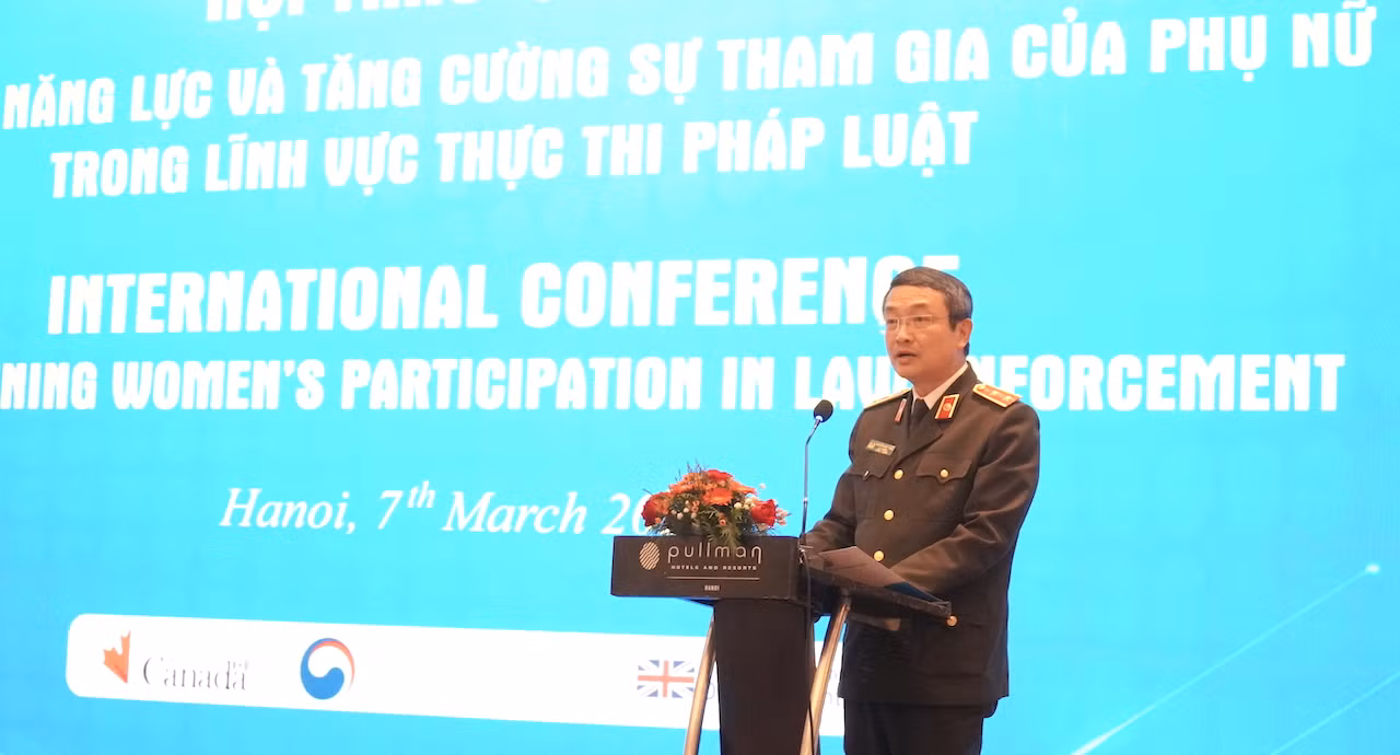 Hội thảo quốc tế nâng cao năng lực và tăng cường sự tham gia của phụ nữ trong lĩnh vực thực thi pháp luật -0
