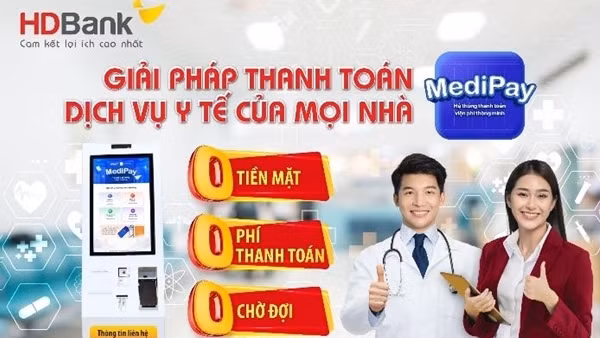 Giảm tải bệnh viện, khám chữa bệnh tiện lợi hơn với Kiosk thông minh HDBank