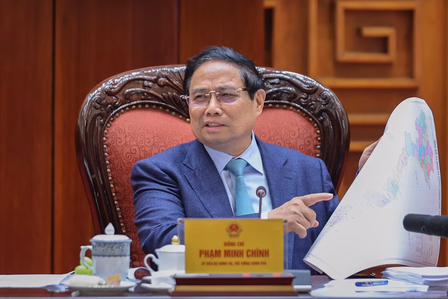 Đảng ủy Chính phủ thảo luận về đề án sắp xếp, tổ chức lại đơn vị hành chính các cấp -0