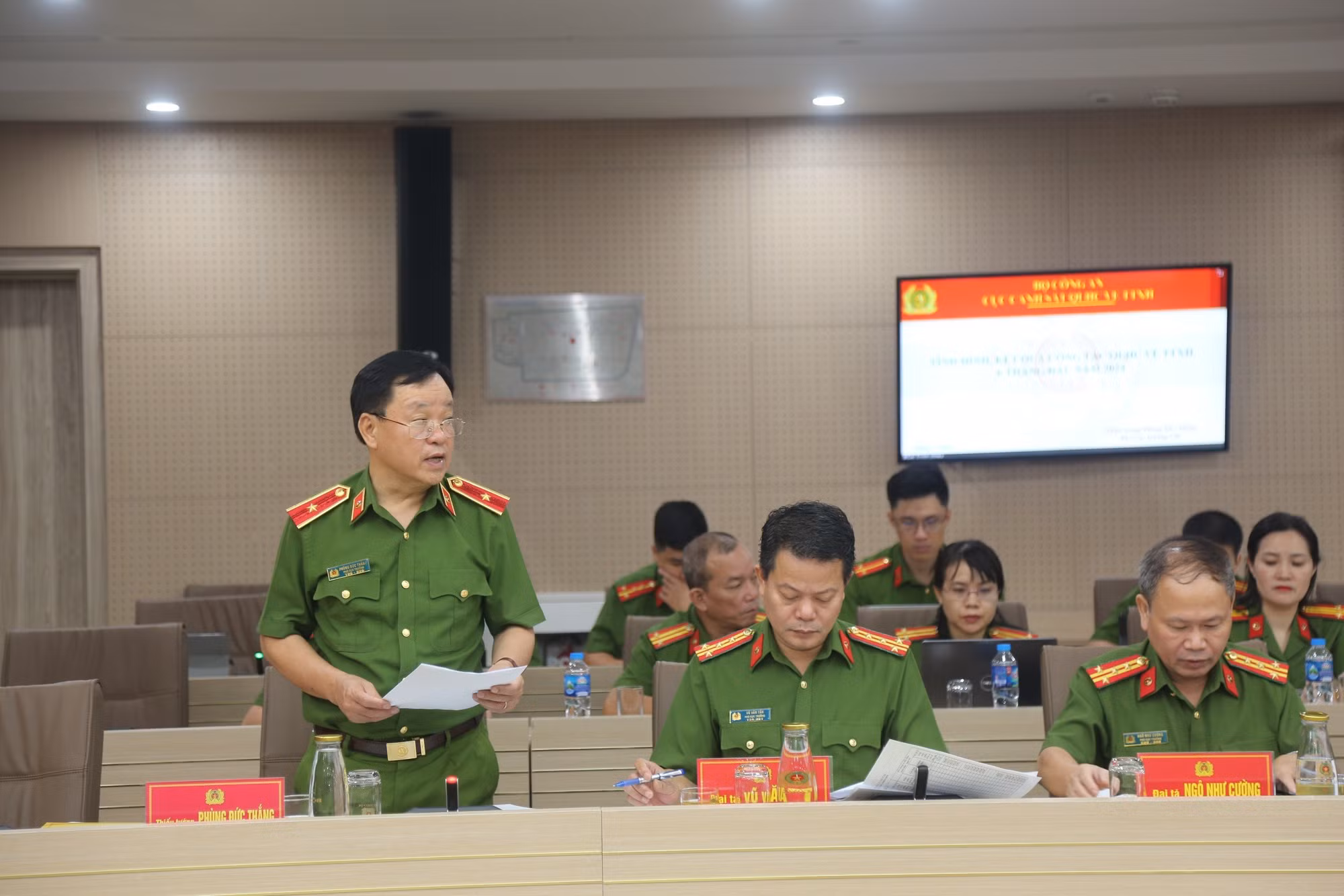 Cục Cảnh sát QLHC về TTXH sơ kết công tác 6 tháng đầu năm -0