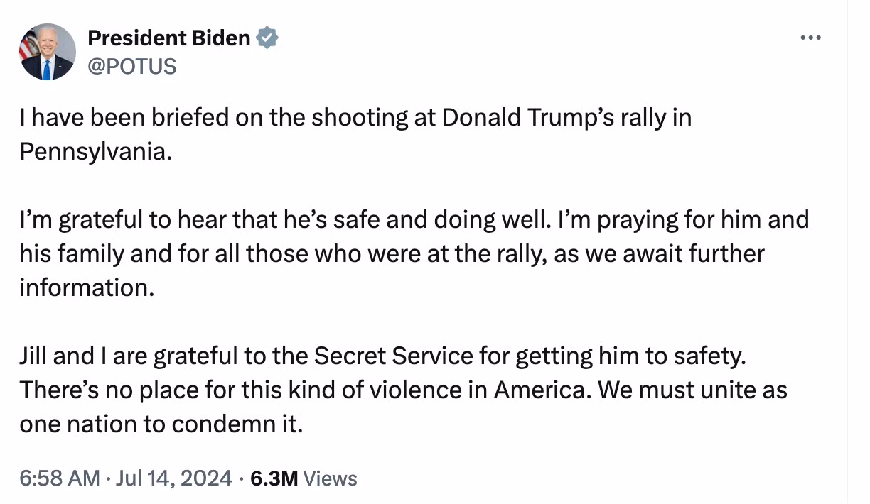 Chính giới Mỹ lên án mạnh mẽ vụ tấn công nhằm vào ông Trump -0