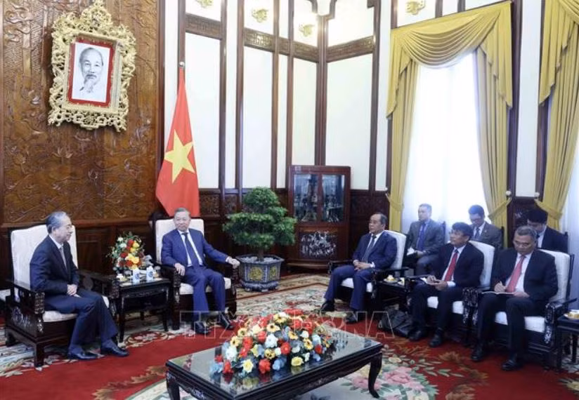 Chủ tịch nước Tô Lâm tiếp Đại sứ Trung Quốc nhân dịp kết thúc nhiệm kỳ công tác -0