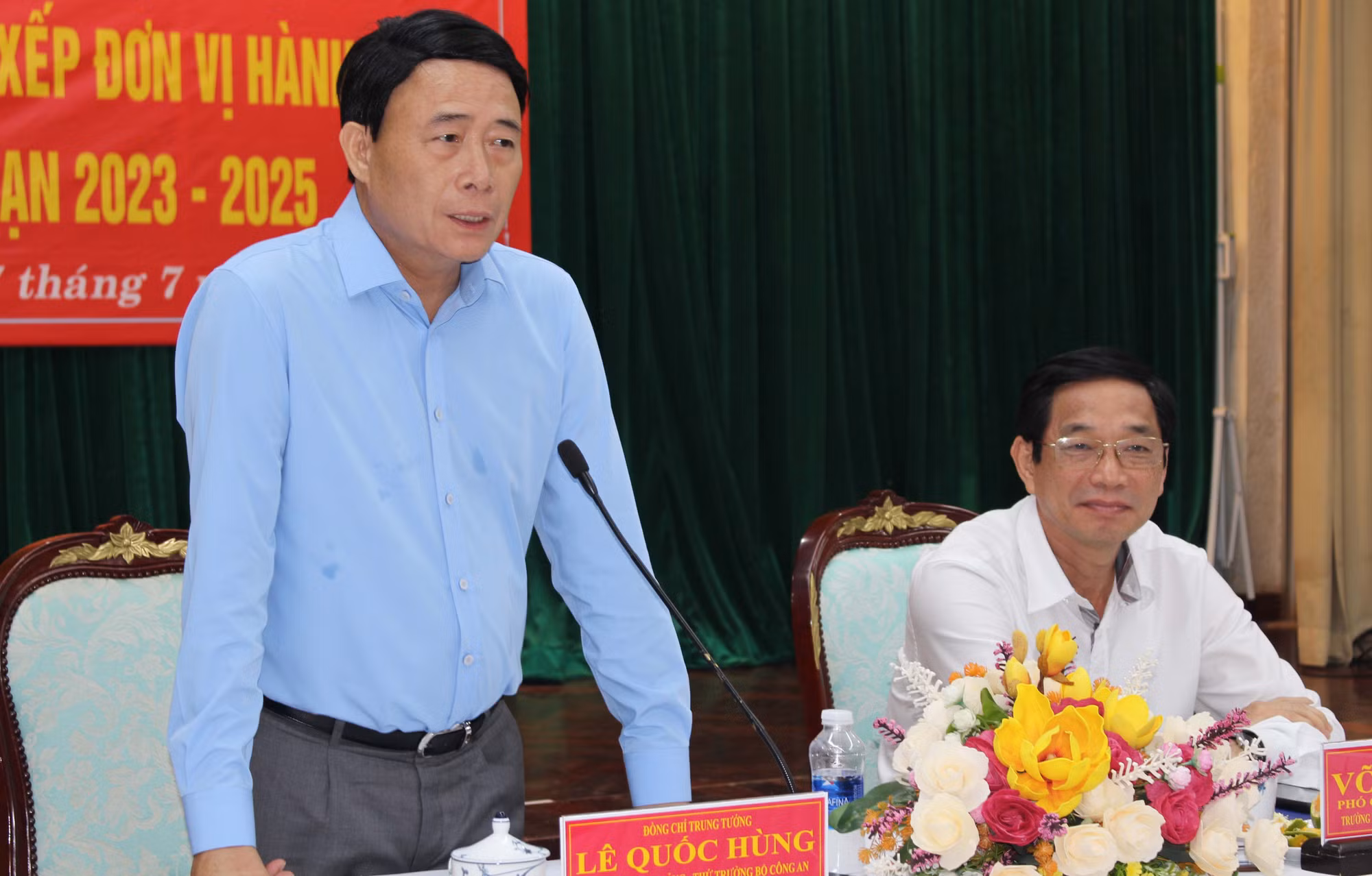 Thứ trưởng Lê Quốc Hùng cùng Đoàn công tác liên ngành làm việc với tỉnh Đồng Nai về sắp xếp đơn vị hành chính cấp xã -0