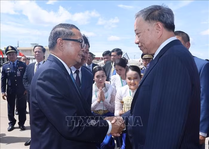 Chủ tịch nước Tô Lâm bắt đầu thăm cấp Nhà nước Vương quốc Campuchia -0