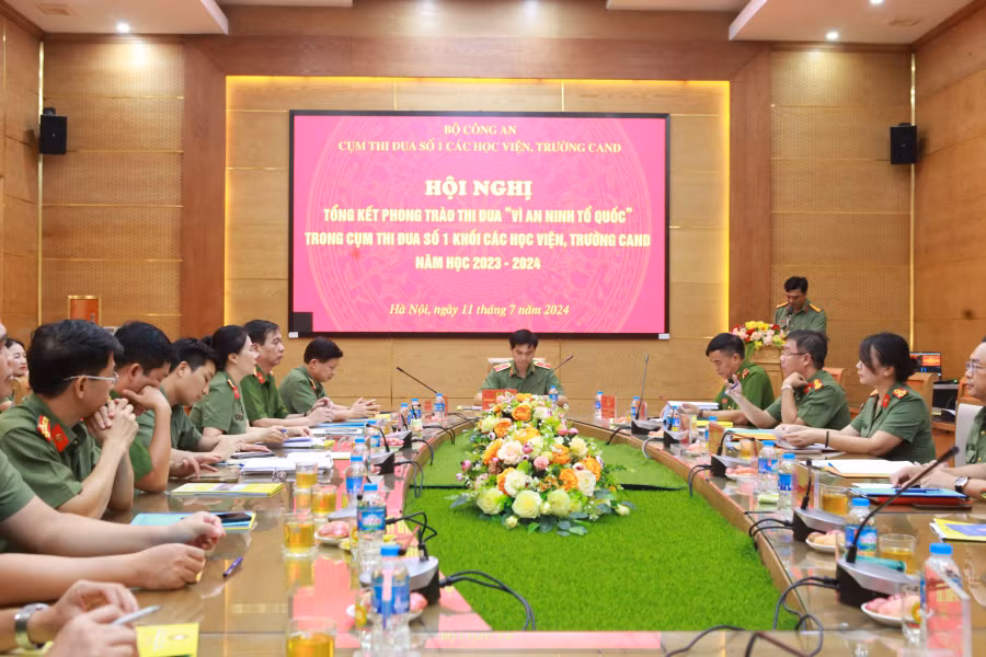 Cụm thi đua số 1 khối các học viện, trường CAND tổng kết phong trào thi đua Vì an ninh Tổ quốc -0