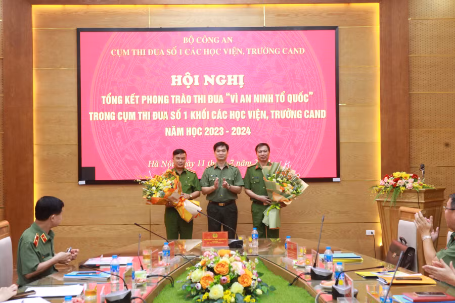 Cụm thi đua số 1 khối các học viện, trường CAND tổng kết phong trào thi đua Vì an ninh Tổ quốc -0