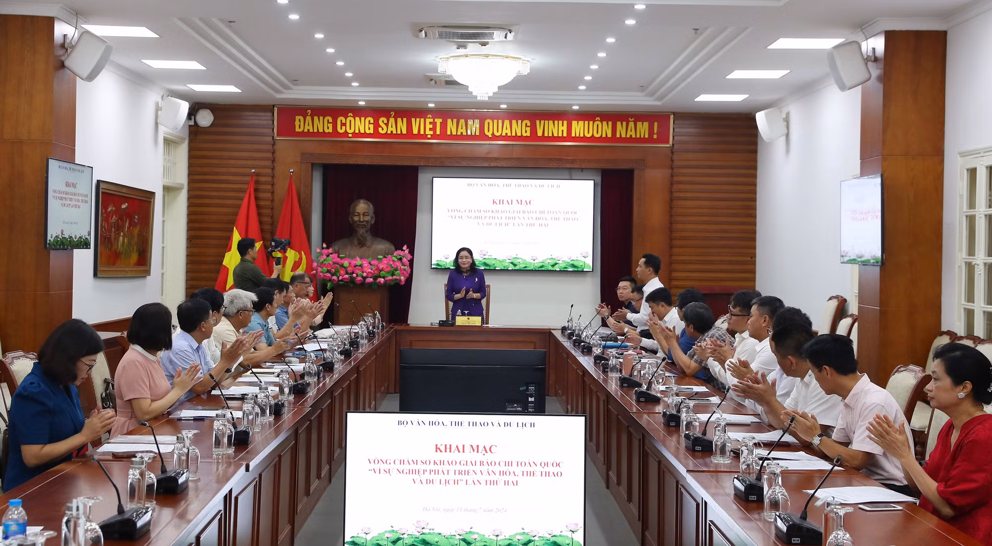 920 tác phẩm dự giải báo chí toàn quốc về văn hóa, thể thao và du lịch năm 2024 -0