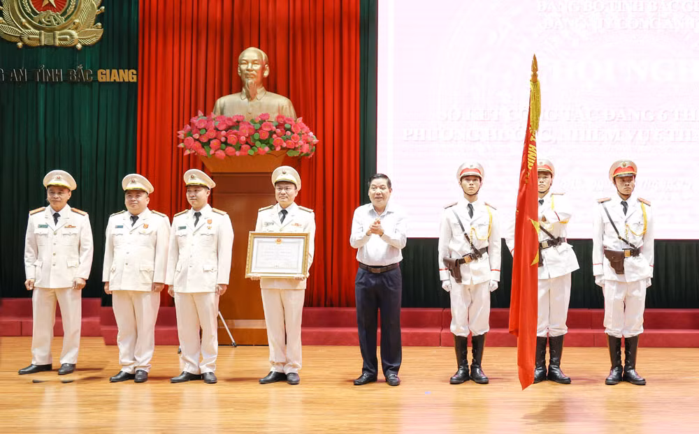 Công an tỉnh Bắc Giang tổ chức hội nghị sơ kết công tác 6 tháng đầu năm 2024 -0