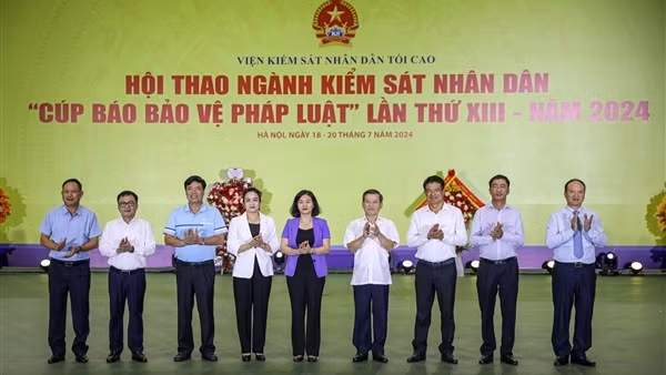 700 vận động viên tranh tài tại Hội thao ngành Kiểm sát nhân dân lần thứ XIII
