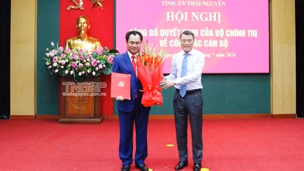 Đồng chí Trịnh Việt Hùng giữ chức Bí thư Tỉnh ủy Thái Nguyên