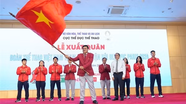 Đoàn Thể thao Việt Nam xuất quân tham dự Olympic Paris 2024