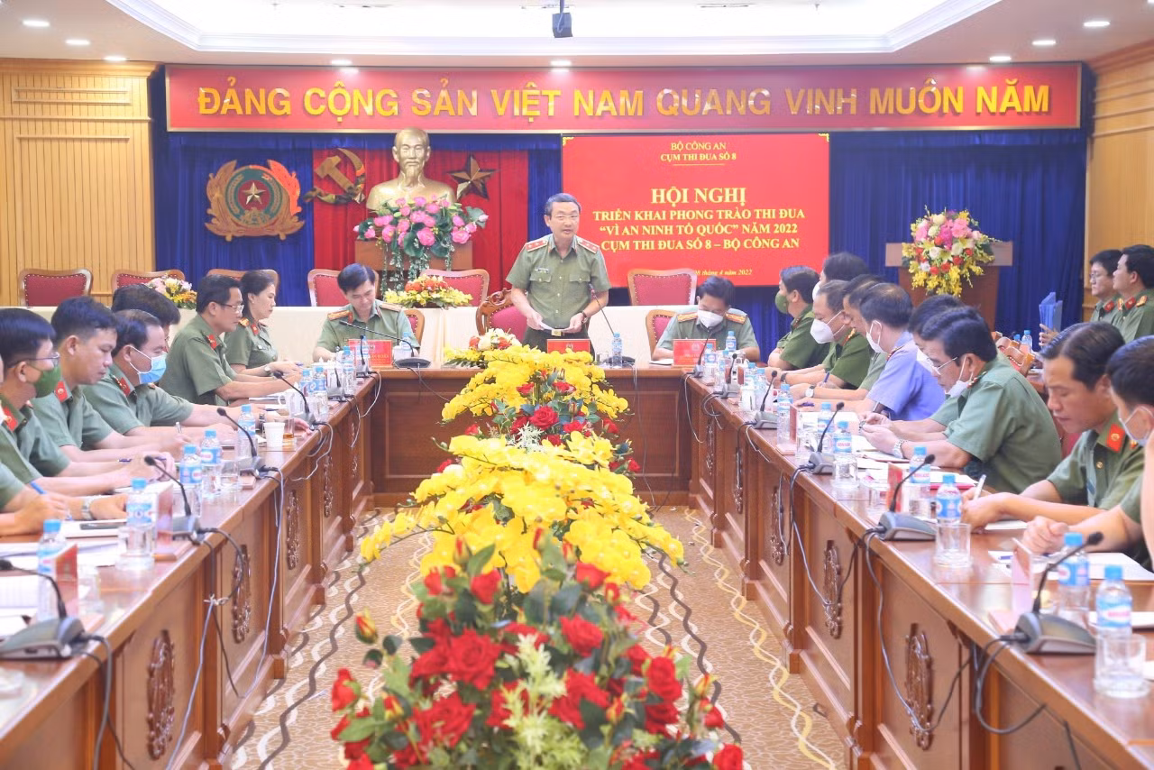 Cụm thi đua số 8 Bộ Công an triển khai phong trào thi đua năm 2022 -0