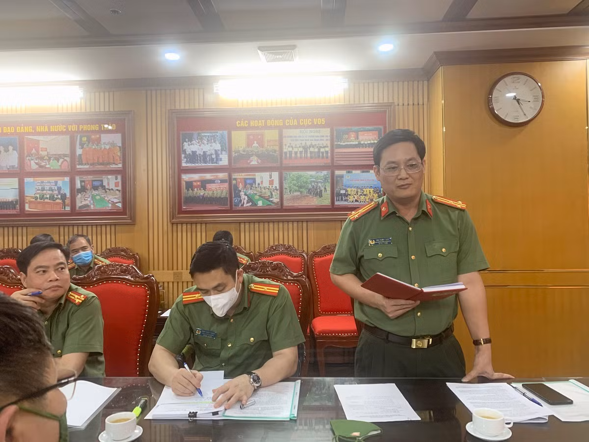 Thứ trưởng Làm việc Cuc V05 -0