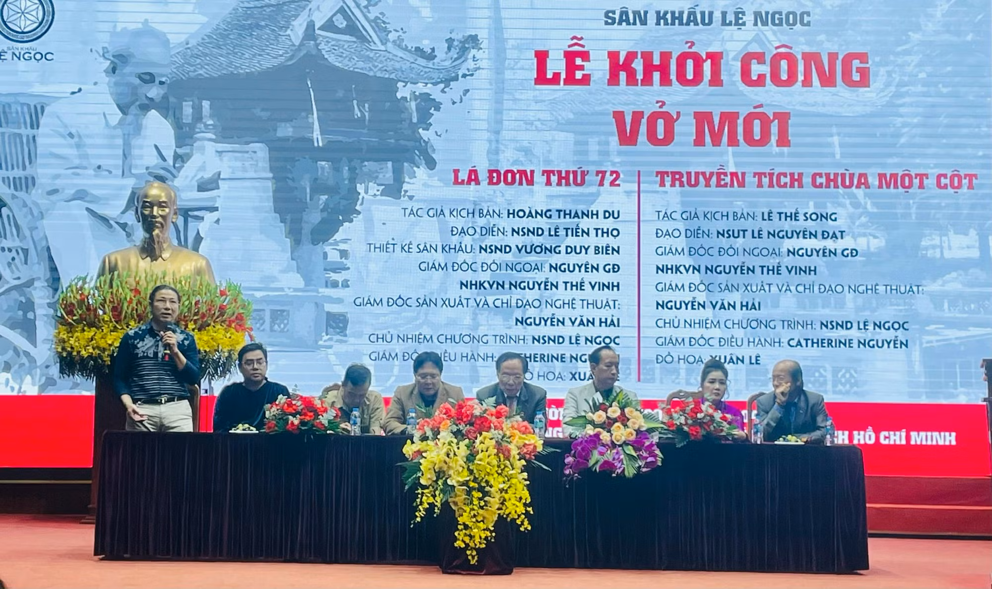 Hai NSND, nguyên Thứ trưởng Bộ Văn hoá, Thể thao và Du lịch phối hợp dựng kịch về Bác Hồ -0