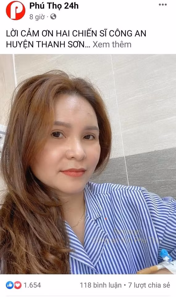 2 chiến sỹ Công an kịp thời đưa người bị nạn đi cấp cứu -0