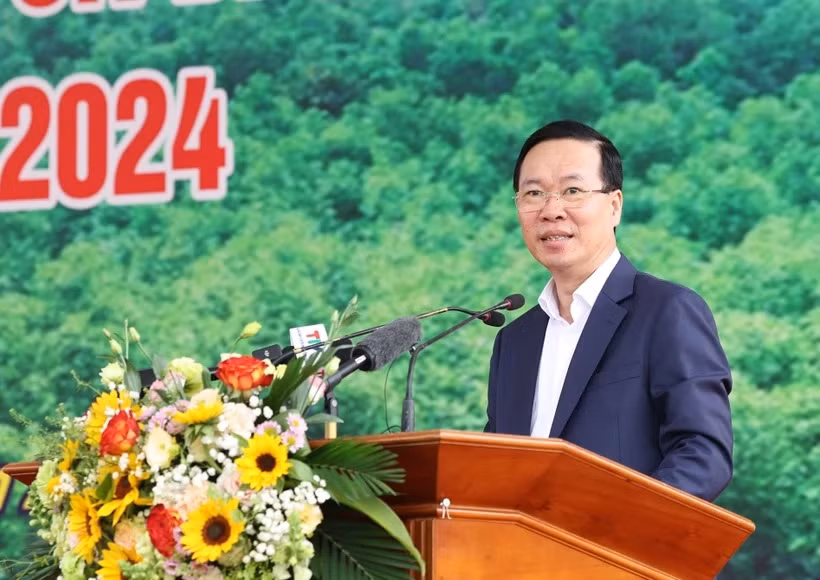 Chủ tịch nước phát động Tết trồng cây “Đời đời nhớ ơn Bác Hồ” tại Tuyên Quang -0