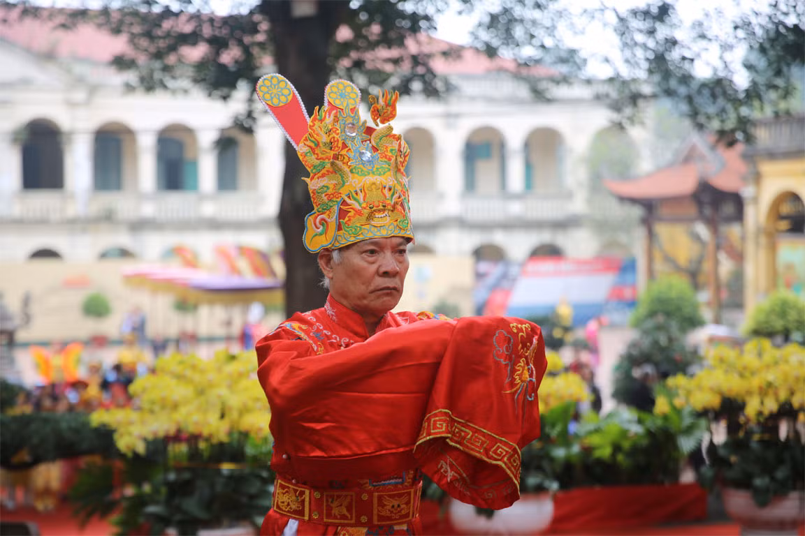 Hoàng thành Thăng Long rực rỡ ngày khai xuân -0