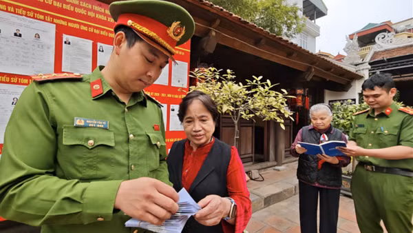 Đảm bảo an ninh, an toàn các điểm bỏ phiếu bầu cử