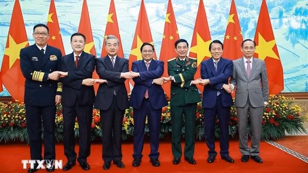 Thủ tướng tiếp các Bộ trưởng Trung Quốc nhân dịp Đối thoại chiến lược 3+3