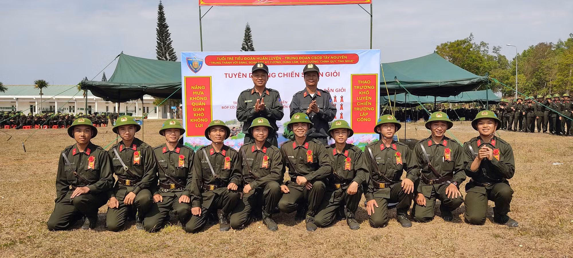 Tổ chức bắn đạn thật cho công dân thực hiện nghĩa vụ Tham gia CAND năm 2026 tại Tây Nguyên -1
