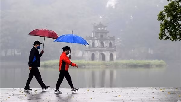 Miền Bắc rét mướt mưa phùn, Nam Bộ trời nắng