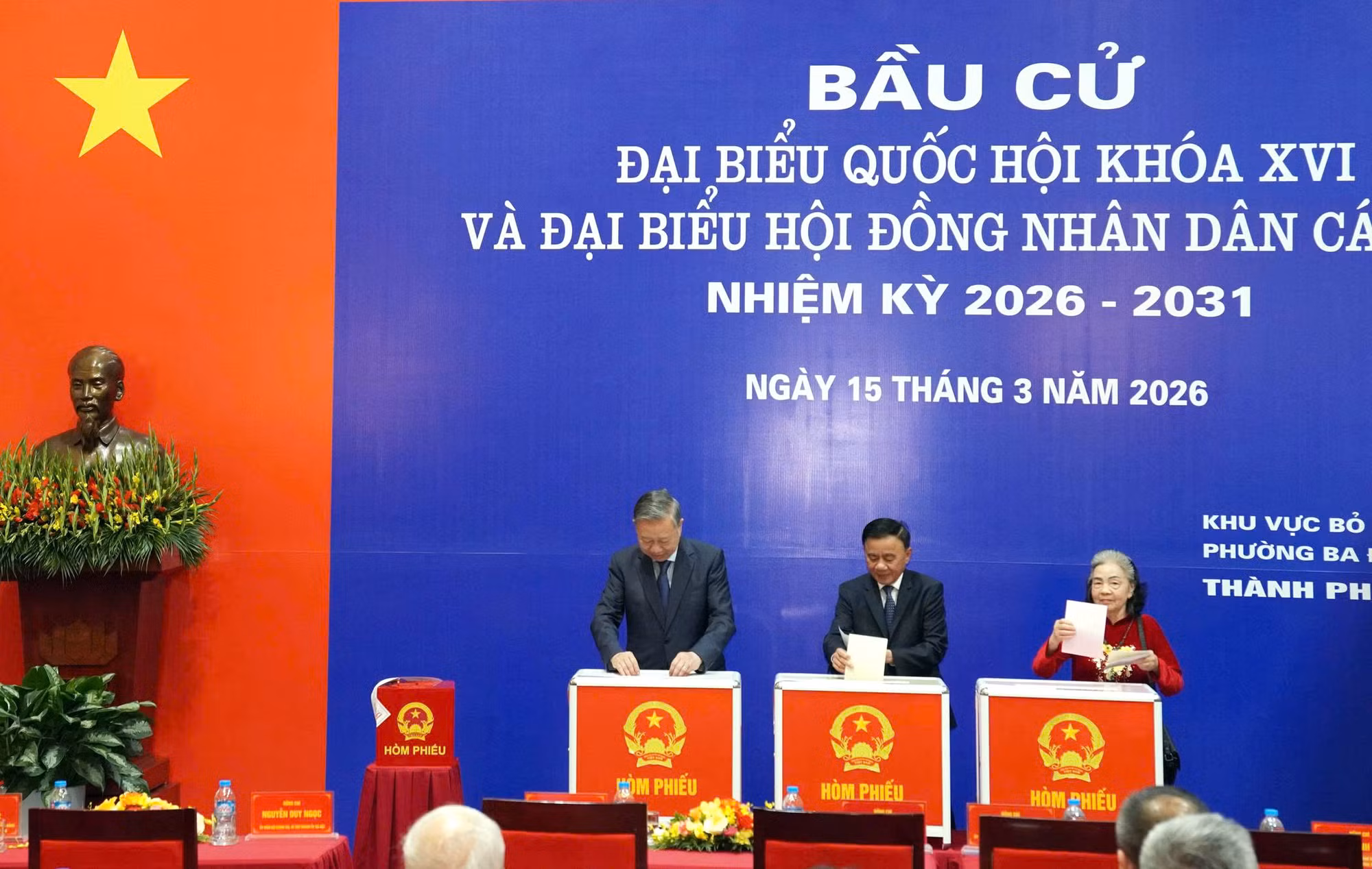 Tổng Bí thư Tô Lâm thực hiện quyền bầu cử, góp phần lan tỏa tinh thần Ngày hội toàn dân -1