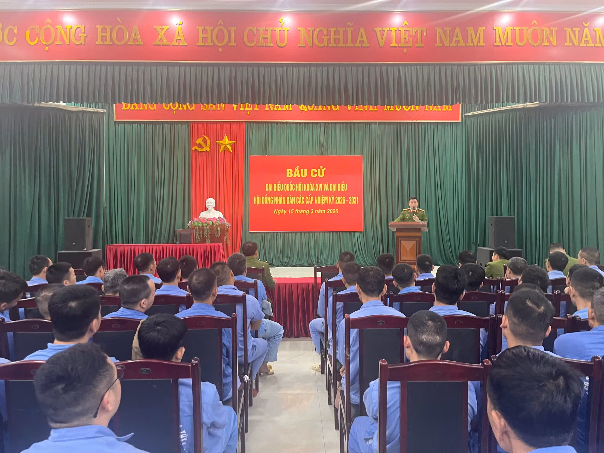 Sẵn sàng cho cuộc bầu cử ở Cơ sở cai nghiện ma túy Phú Thọ -0