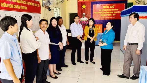 Cử tri Cần Thơ hướng về ngày hội non sông